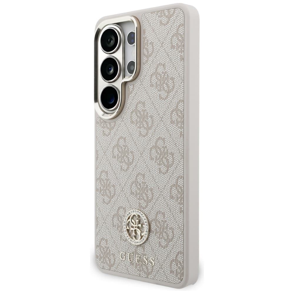 Kryt Guess - 4G Big Rhinestone Triangle Strap MagSafe (GUHMS26LP4G4DCSP) - Samsung Galaxy S26 Ultra - růžový - náhled 2