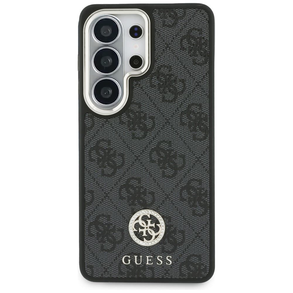 Kryt Guess - 4G Big Rhinestone Triangle Strap MagSafe (GUHMS26LP4G4DCSK) - Samsung Galaxy S26 Ultra - černý - náhled 2