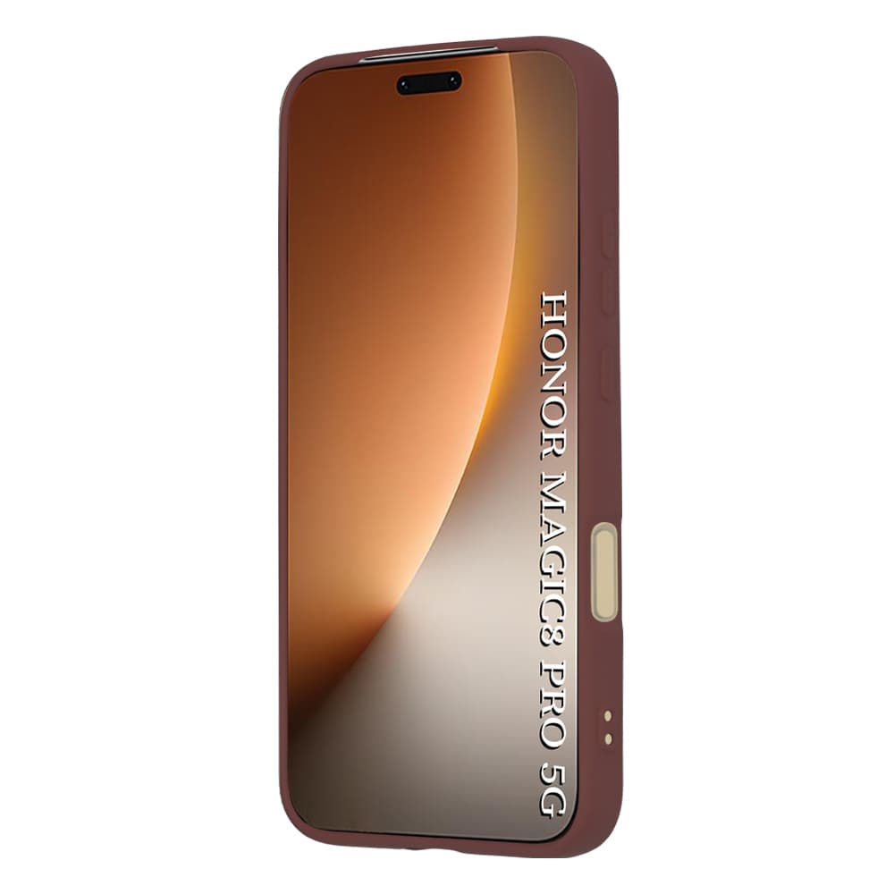Kryt Techsuit SoftFlex na Honor Magic8 Pro švestkově červený - náhled 2