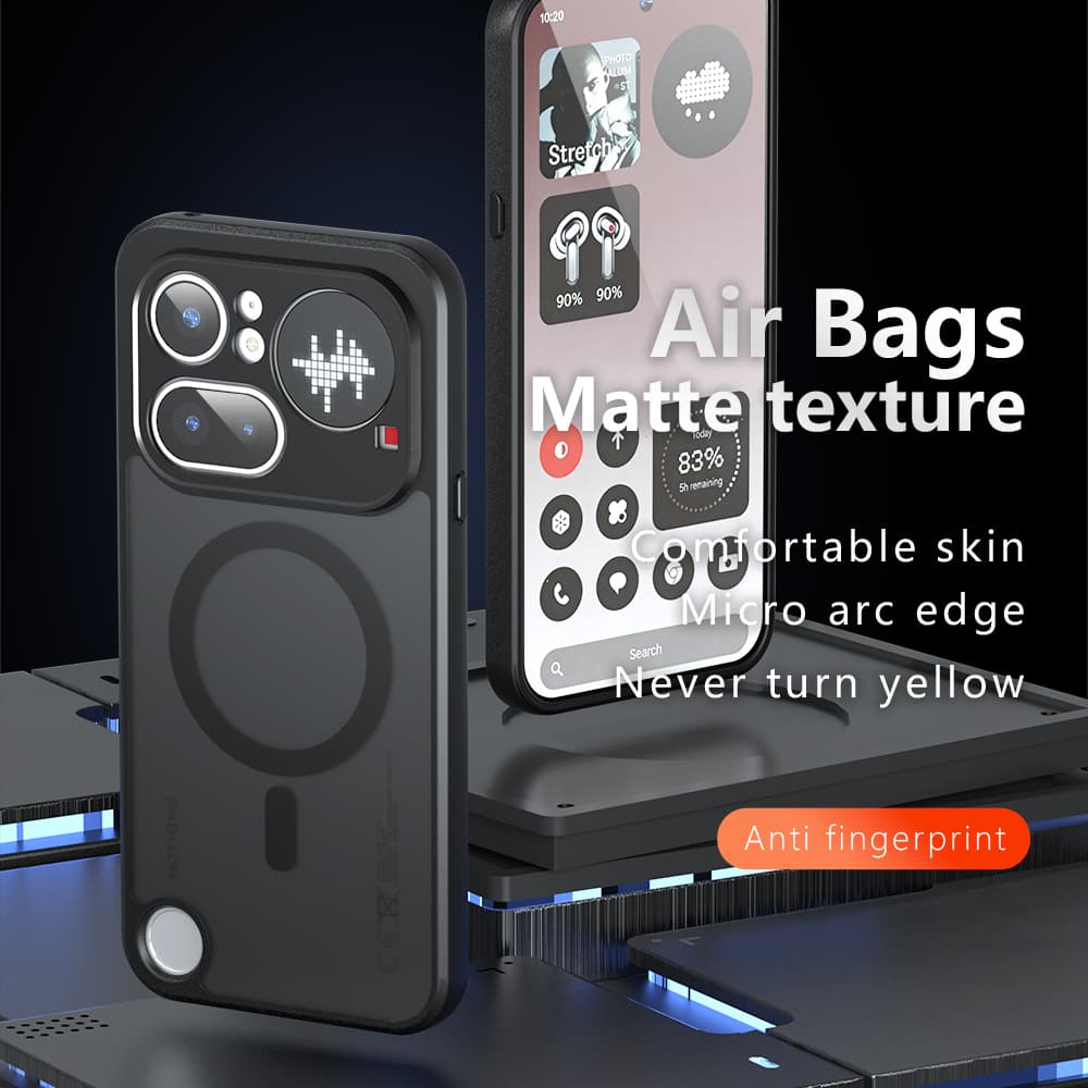 Kryt Techsuit PureFrost MagSafe Nothing Phone 4a Pro ledově černý - náhled 2