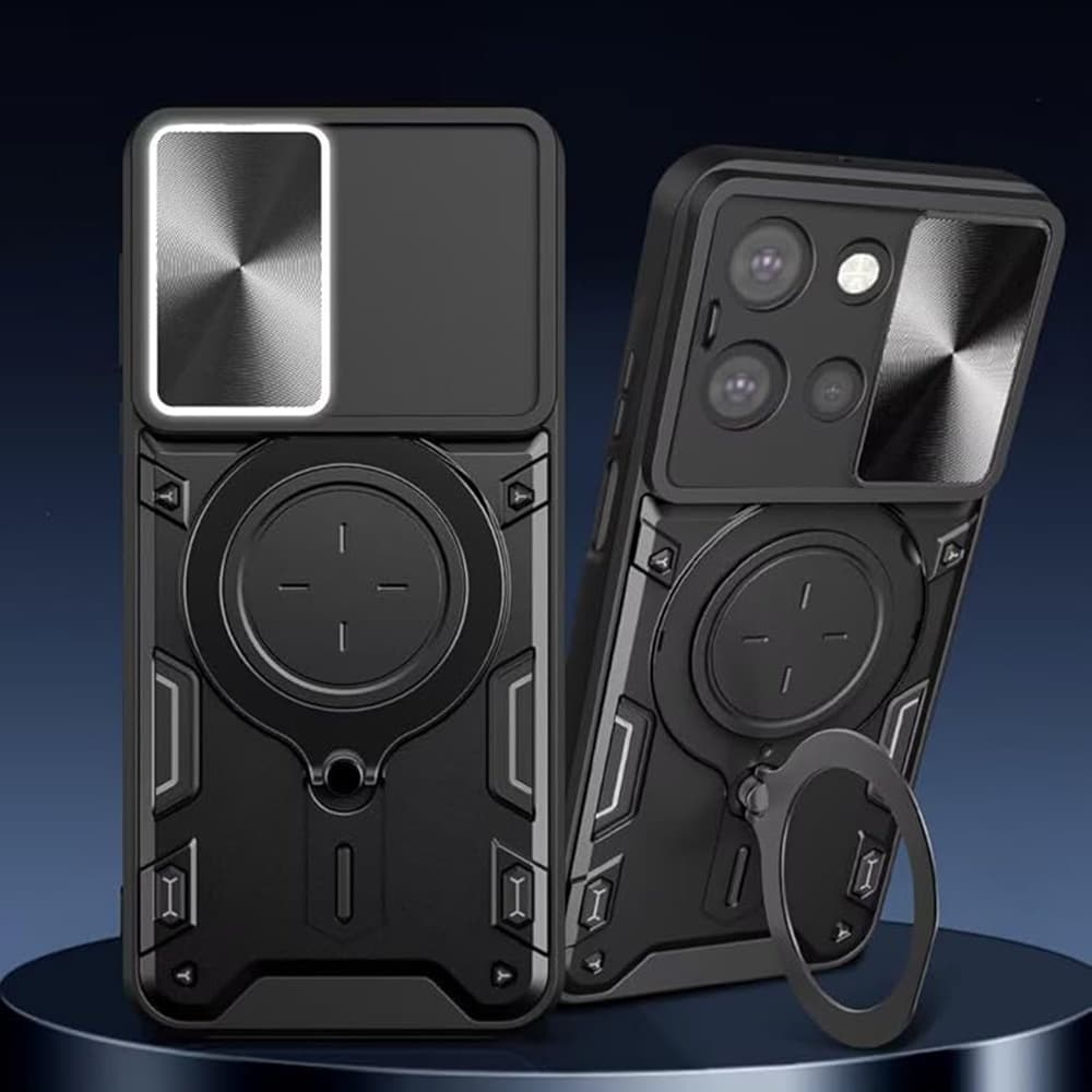 Ochranný kryt Techsuit CamGuard Pro pro Motorola Edge 70 Fusion modrý - náhled 2