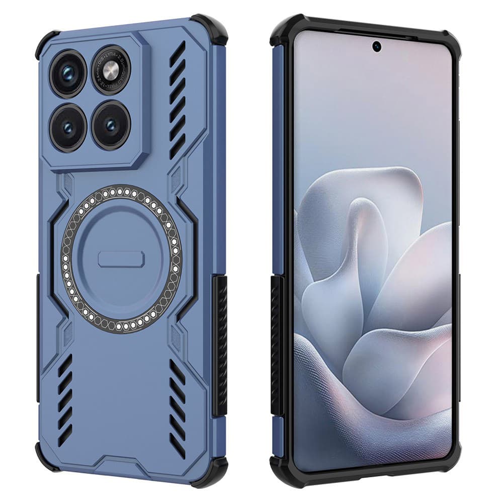 Kryt Techsuit ArmorMag Case pro Motorola Edge 70 Fusion modrý - náhled 2