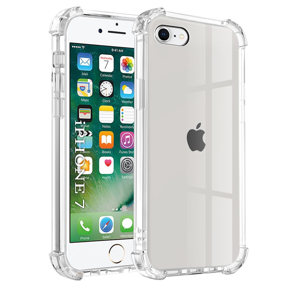 Techsuit Nárazuvzdorný Průhledný Silikon iPhone 7 8 SE 2 SE 3 - náhled 2