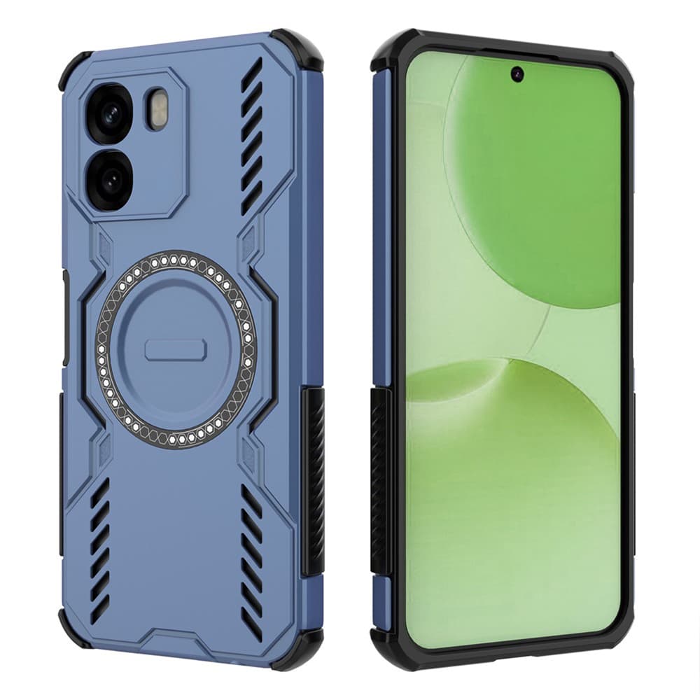 Odolný kryt Techsuit ArmorMag pro Oppo A6 4G modrý - náhled 2