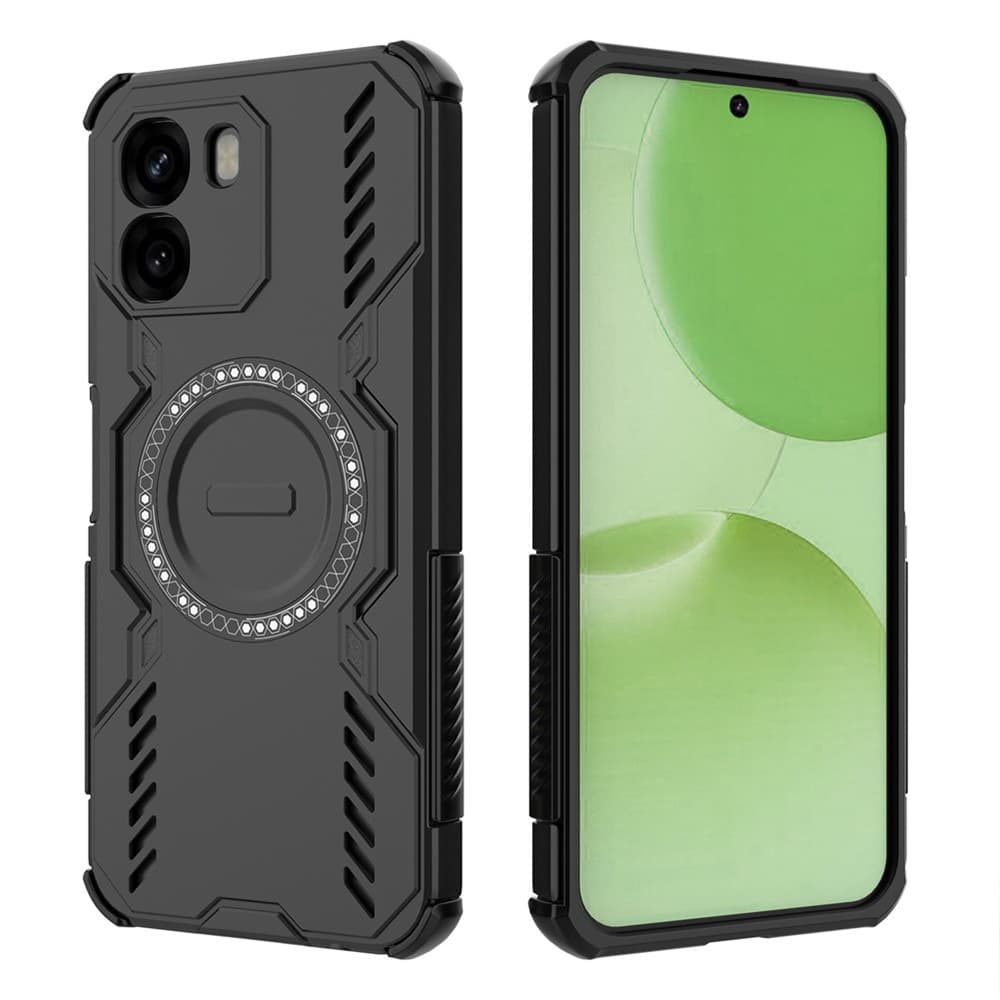 Odolný kryt Techsuit ArmorMag pro Oppo A6 4G černý - náhled 2