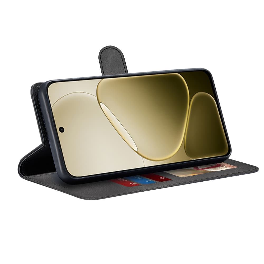 Pouzdro typu kniha Techsuit Diary Book Oppo A6 4G černé - náhled 2