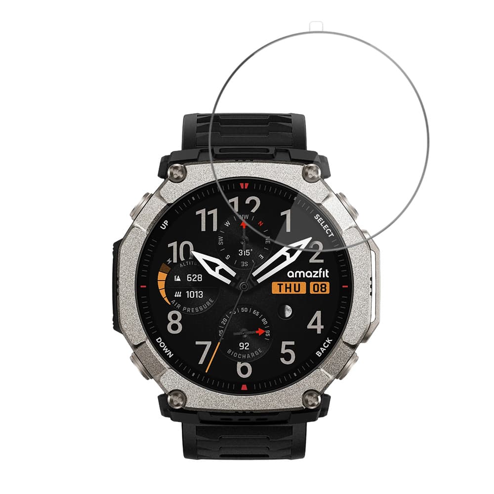 Ochranná fólie Techsuit - Nano Flex (2 pack) - Amazfit T-Rex Ultra 2 - černá - náhled 2