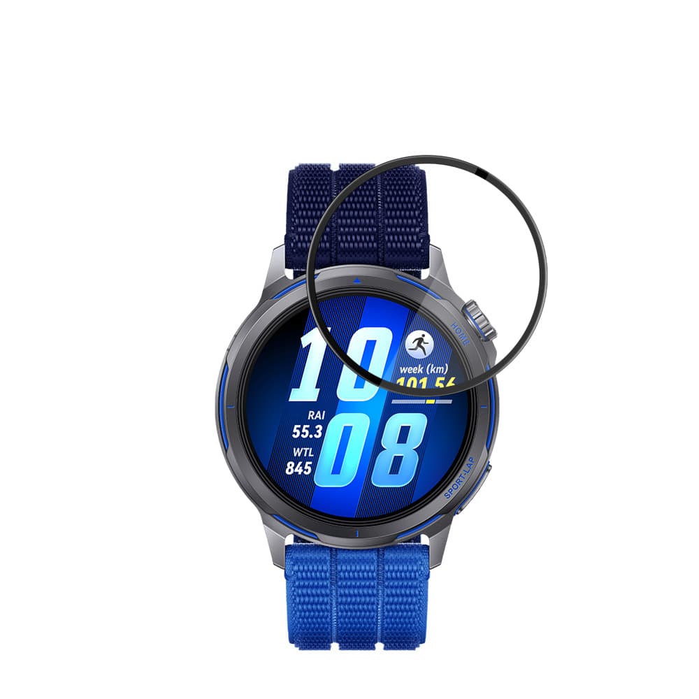 Ochranná fólie Techsuit - Nano Flex (2 pack) - Huawei Watch GT Runner 2 - černá - náhled 2