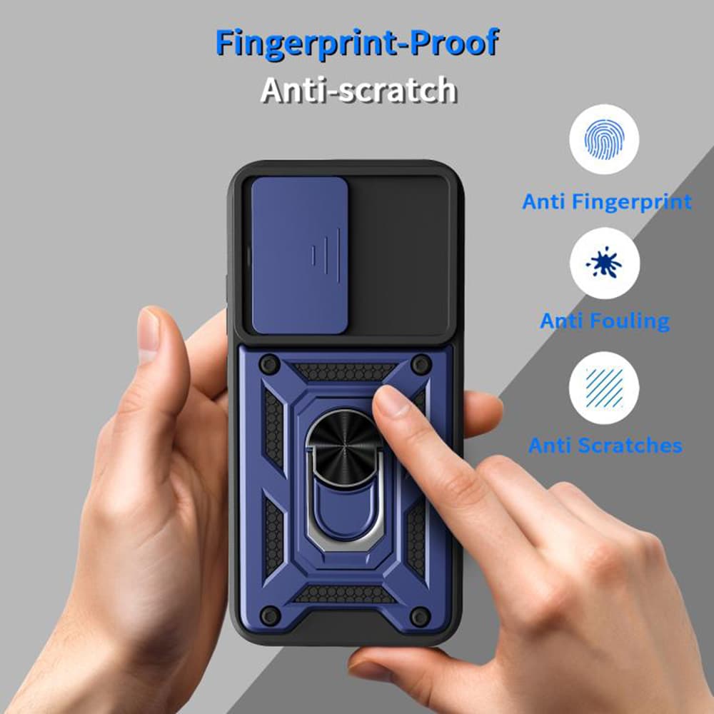 Kryt Techsuit CamShield Series pro Oppo A6 Pro 4G a 5G růžově zlatý - náhled 2