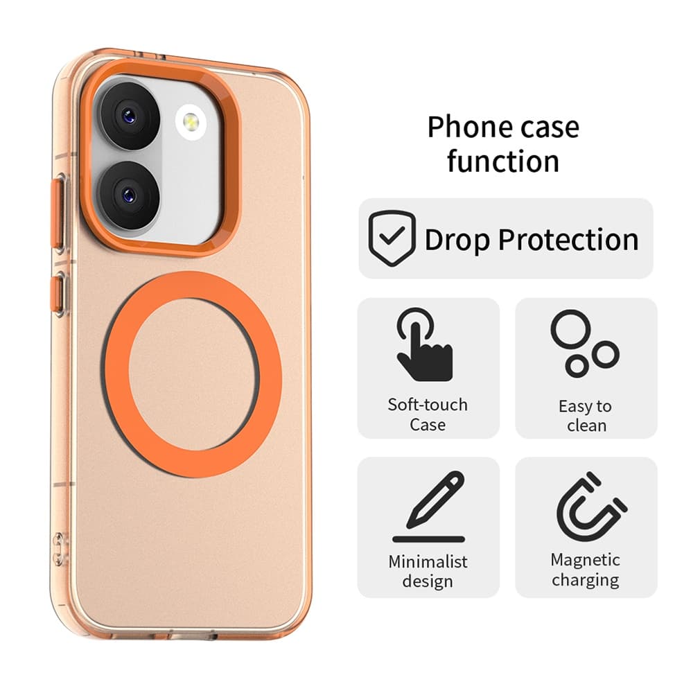 Kryt Techsuit CandyCase MagSafe pro Xiaomi Poco X8 Pro oranžový - náhled 2