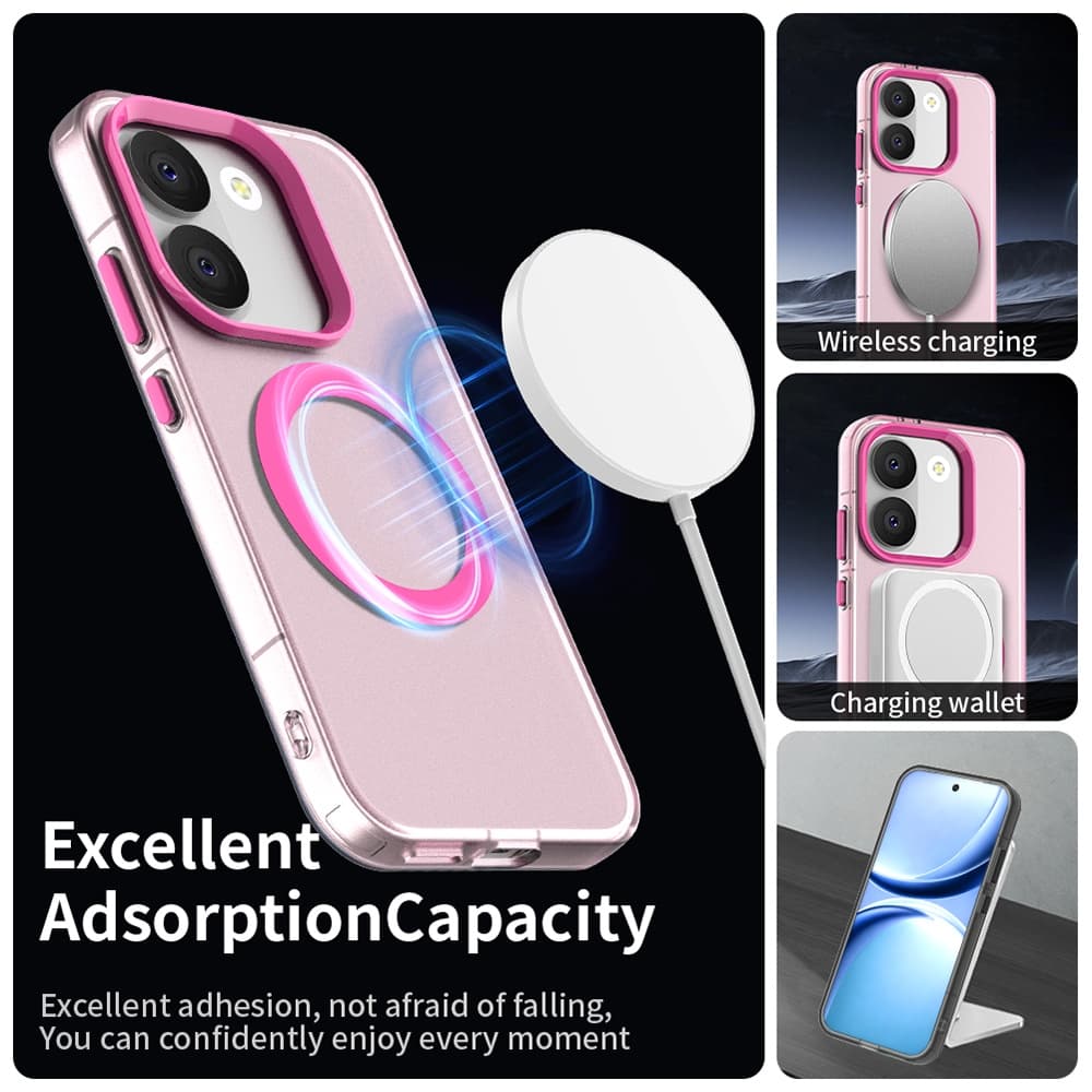 Kryt Techsuit CandyCase MagSafe pro Xiaomi Poco X8 Pro růžový - náhled 2