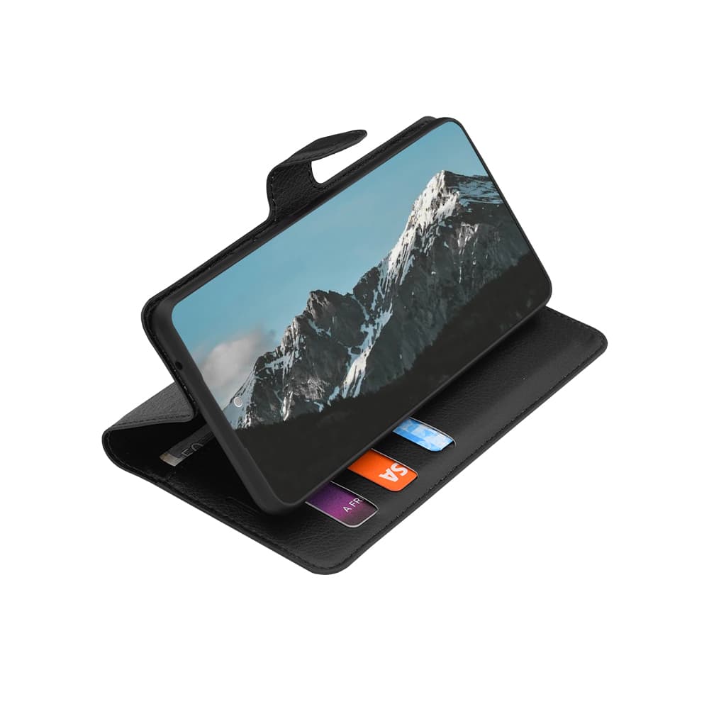 Knížkové pouzdro Techsuit Leather Folio Samsung Galaxy A27 5G černé - náhled 2