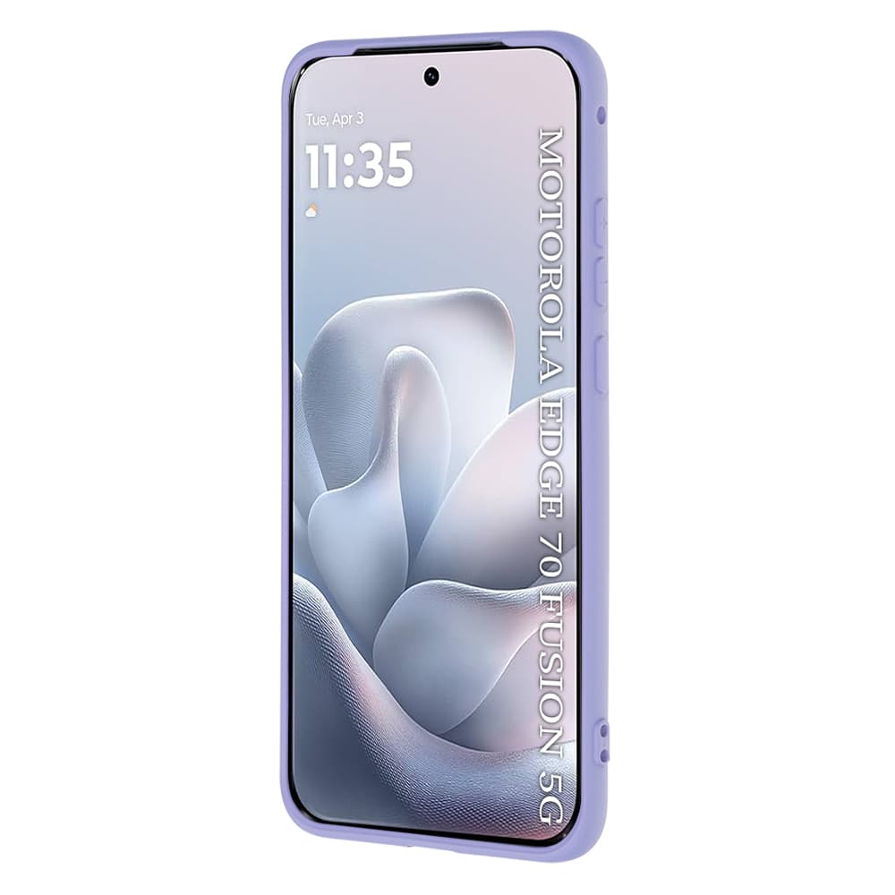 Kryt Techsuit SoftFlex Motorola Edge 70 Fusion světle fialový - náhled 2