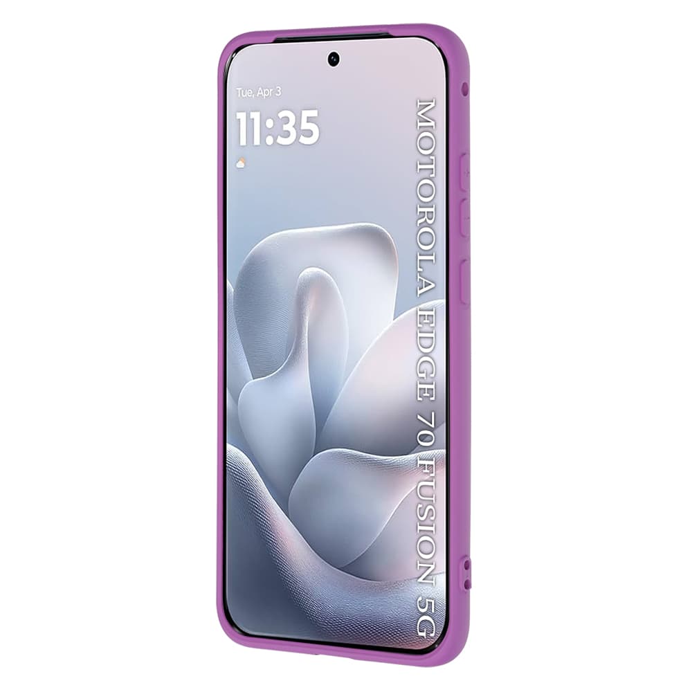 Kryt Techsuit SoftFlex Motorola Edge 70 Fusion fialový - náhled 2