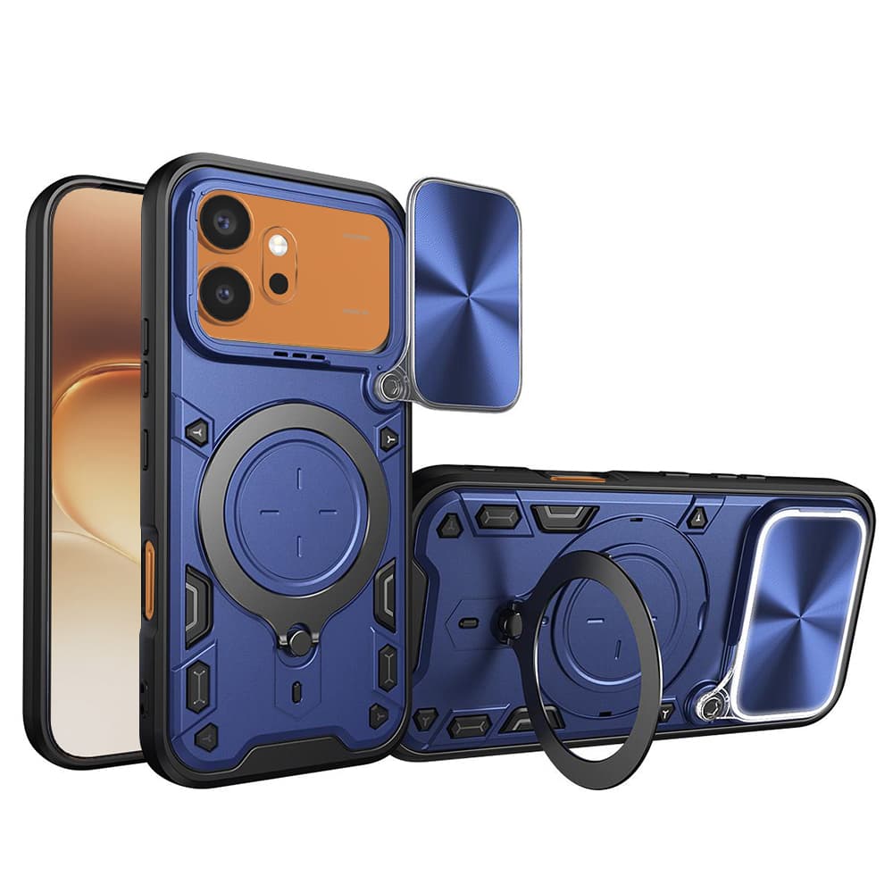 Kryt Techsuit CamGuard Pro pro Honor 600 a 600 Pro modrý - náhled 2