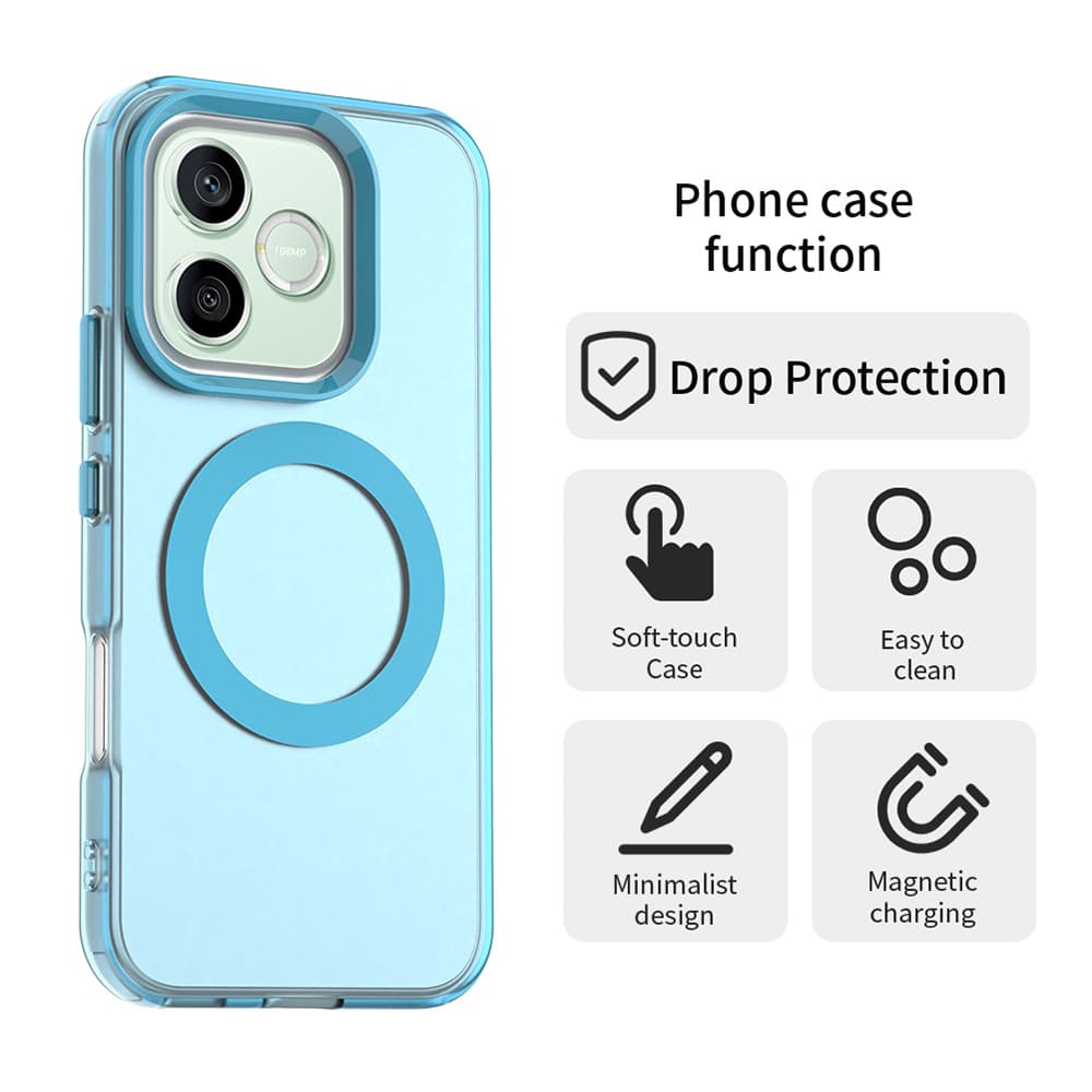 Kryt Techsuit CandyCase MagSafe pro Honor 600 / 600 Pro modrý - náhled 2