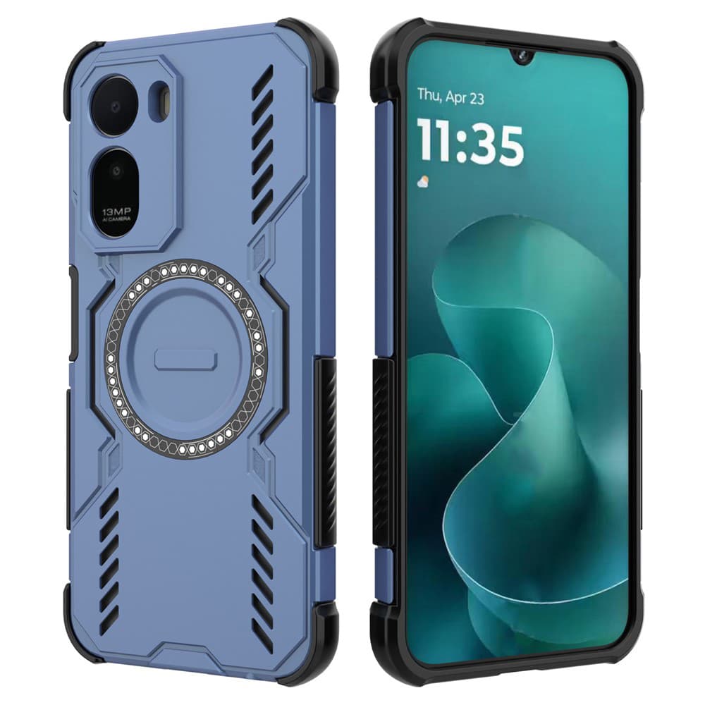 Kryt Techsuit ArmorMag Case pro Xiaomi Redmi A7 Pro 4G modrý - náhled 2
