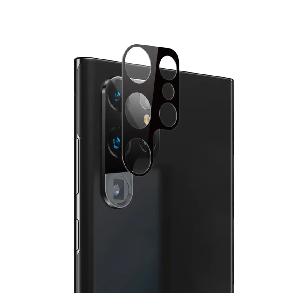 Techsuit Celoskelná ochrana fotoaparátu Samsung Galaxy S23 Ultra Black - náhled 2