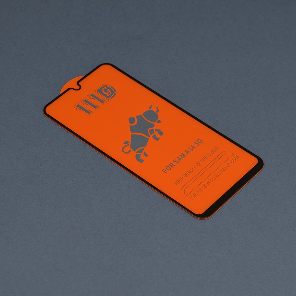 Techsuit 111D Celoplošné celolepené sklo Samsung Galaxy A34 5G Černé - náhled 2