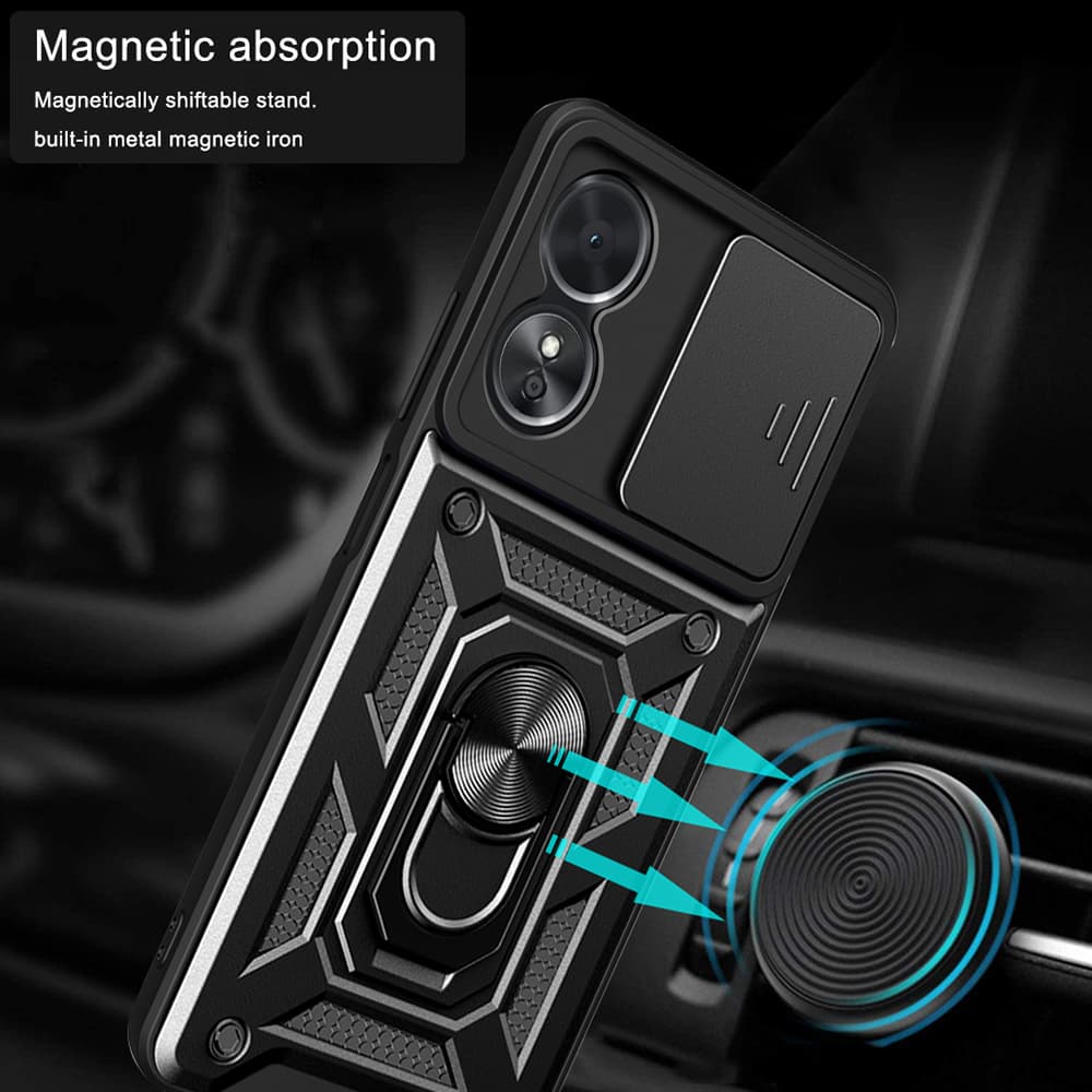 Techsuit Série CamShield Oppo A58 5G A78 5G Černá - náhled 2