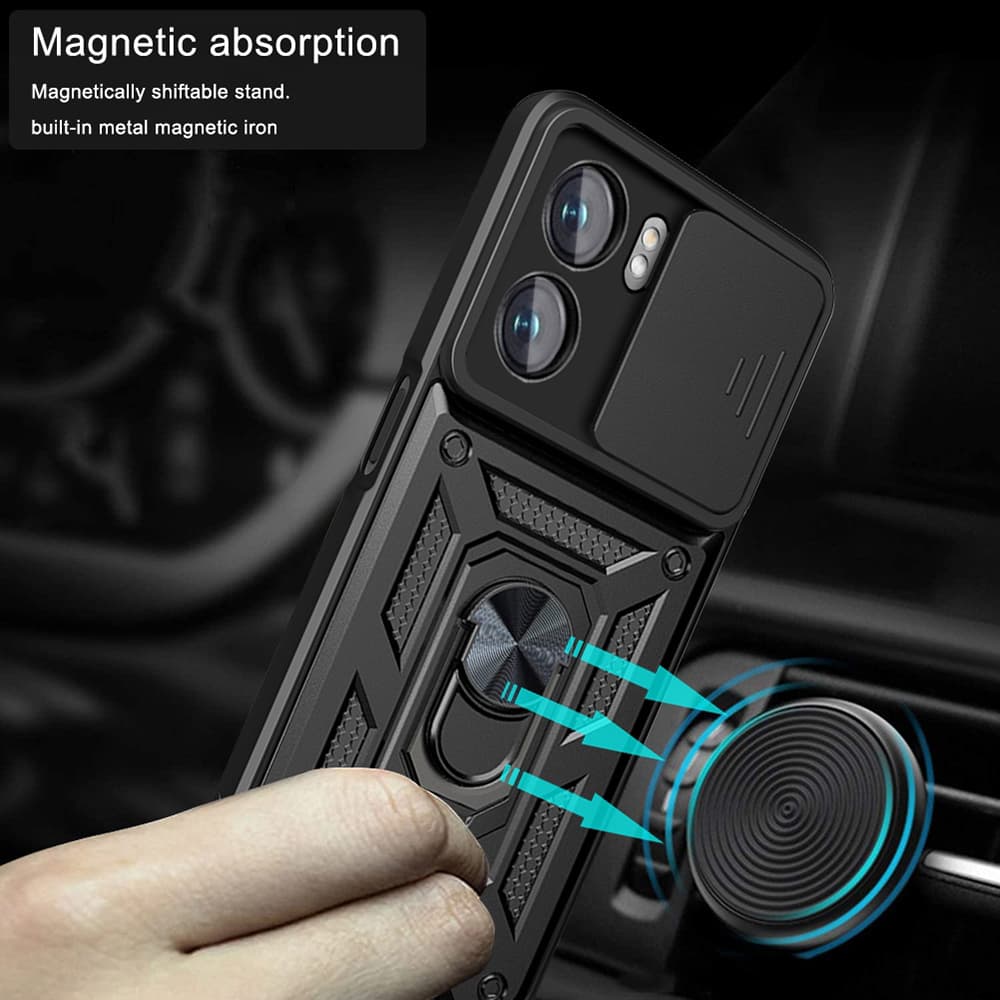 Techsuit CamShield série Oppo A57 4G A57s OnePlus Nord N20 SE černá - náhled 2