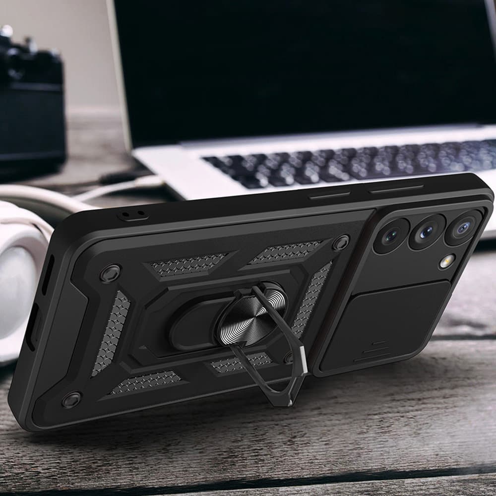 Techsuit CamShield Série Samsung Galaxy S23 Černá - náhled 2
