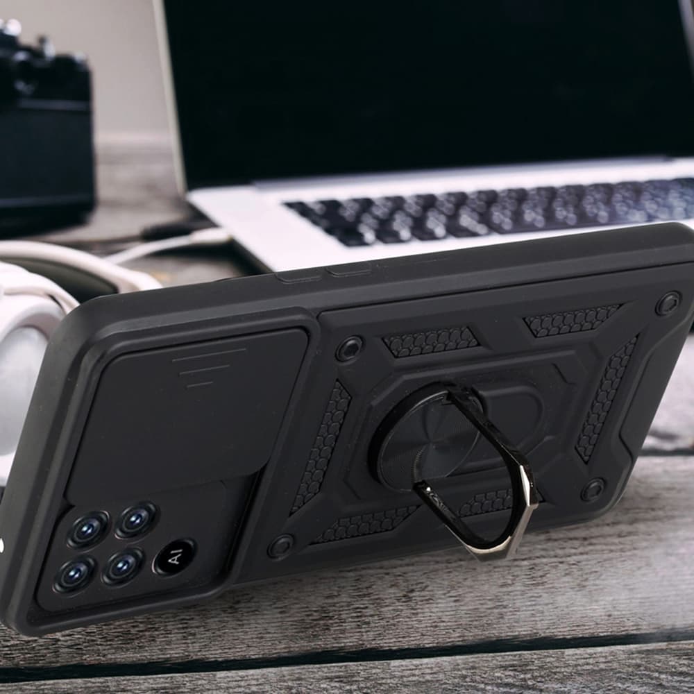 Techsuit CamShield Řada Oppo A94 4G Reno5 Lite Černá - náhled 2