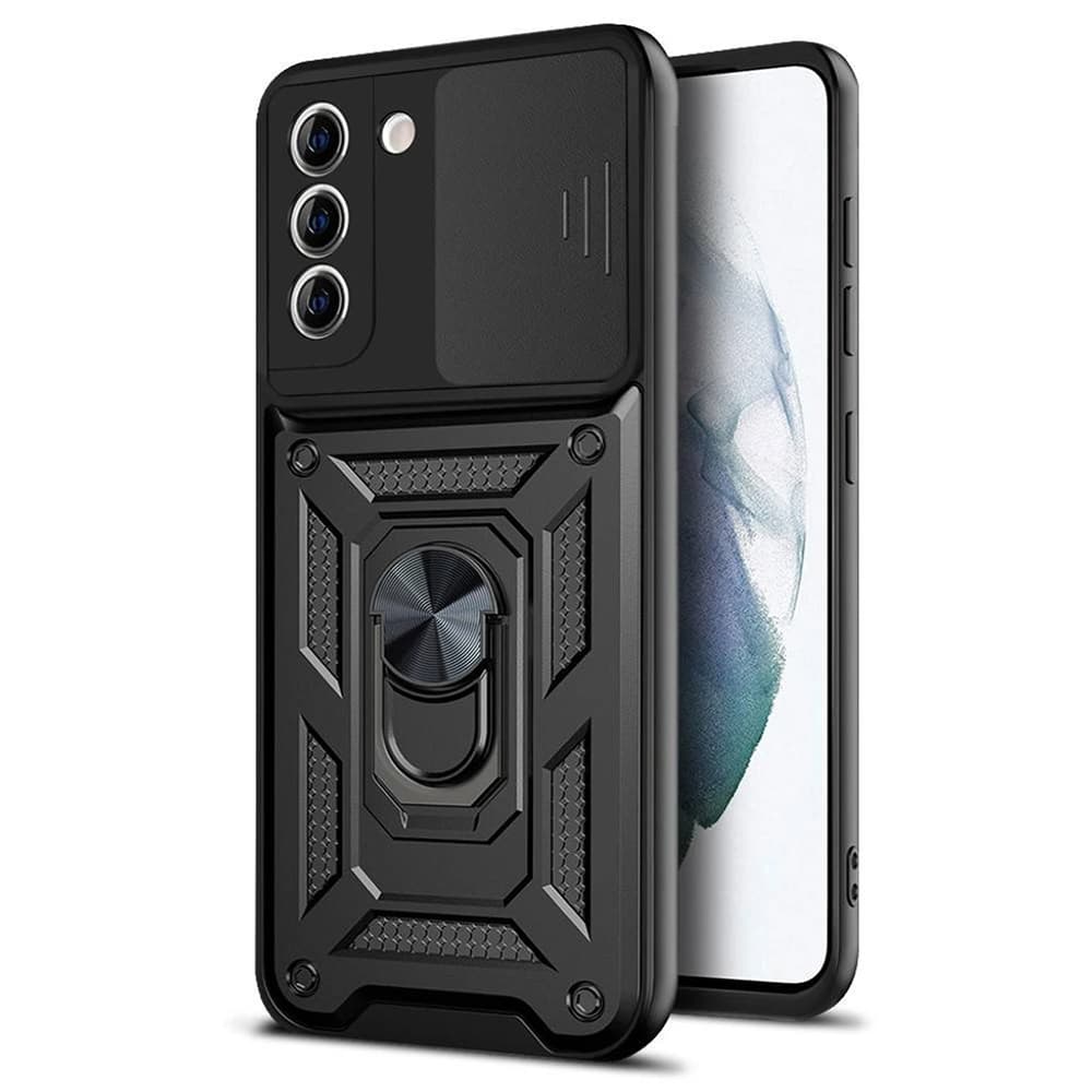 Techsuit CamShield Řada Samsung Galaxy S21 FE 5G Černá - náhled 2