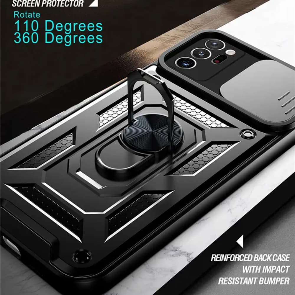 Techsuit CamShield Series Samsung Galaxy Note 20 Ultra 5G Černá - náhled 2