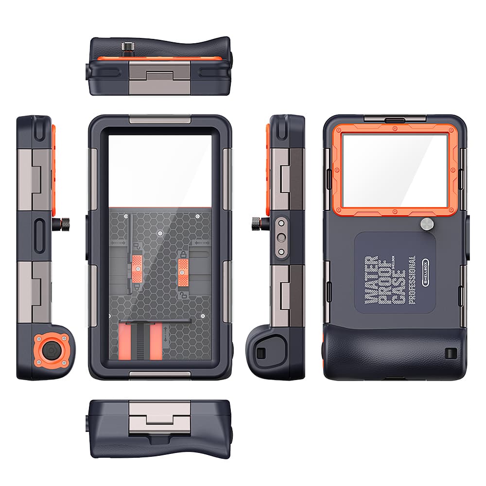 ShellBox Potápěčské pouzdro 6.8" IPX8 15m černé - náhled 2