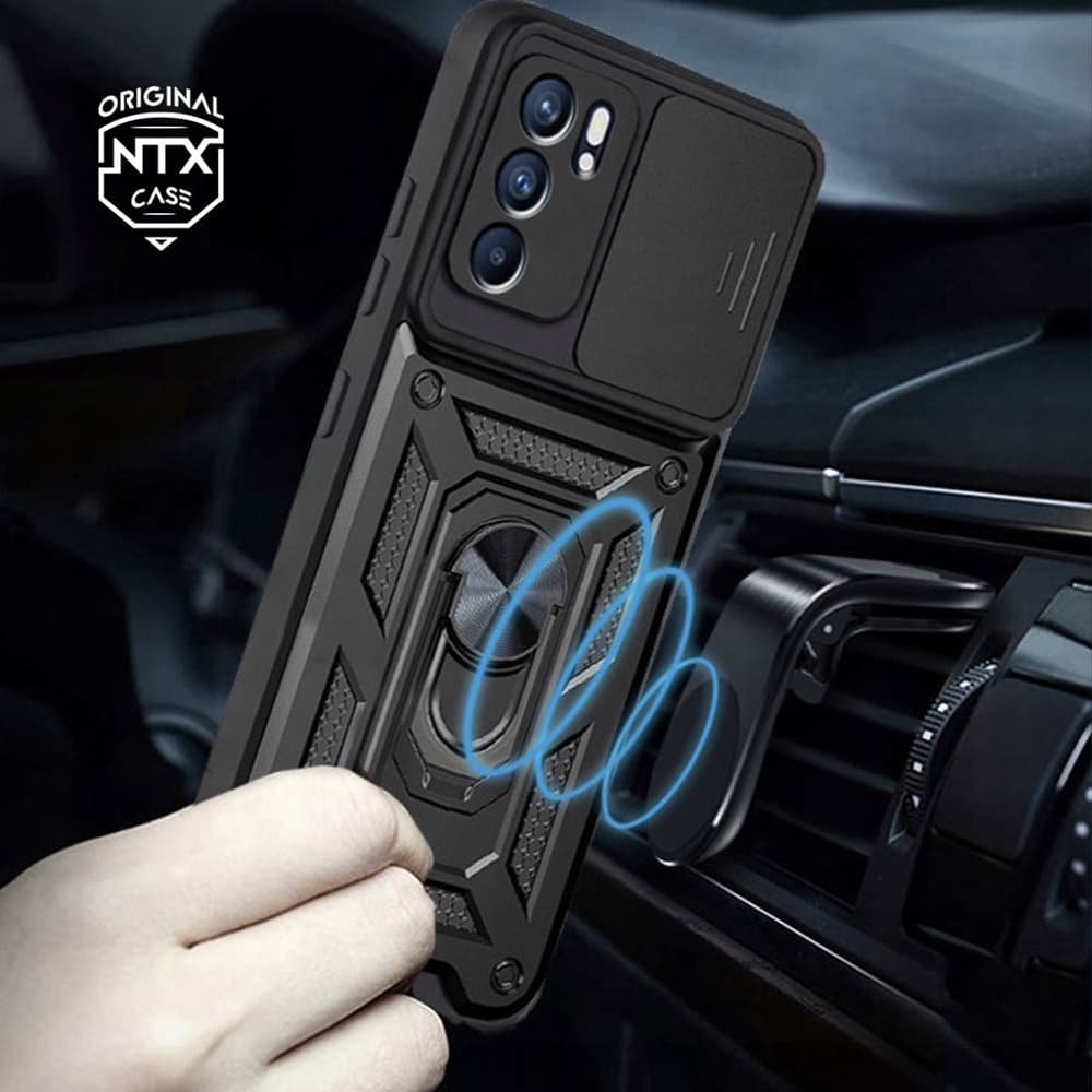 Techsuit Série CamShield Oppo Reno6 5G Černý - náhled 2