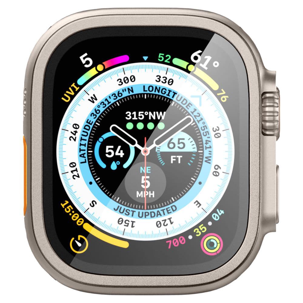 Spigen Glas.tR Slim Pro Apple Watch Ultra Ultra 2 Ultra 3 Titan - náhled 2