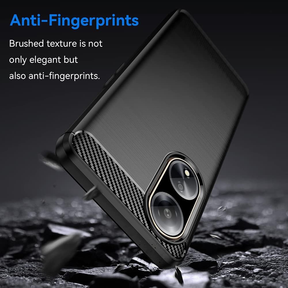 Techsuit Karbon silikon Oppo A98 5G Černá - náhled 2
