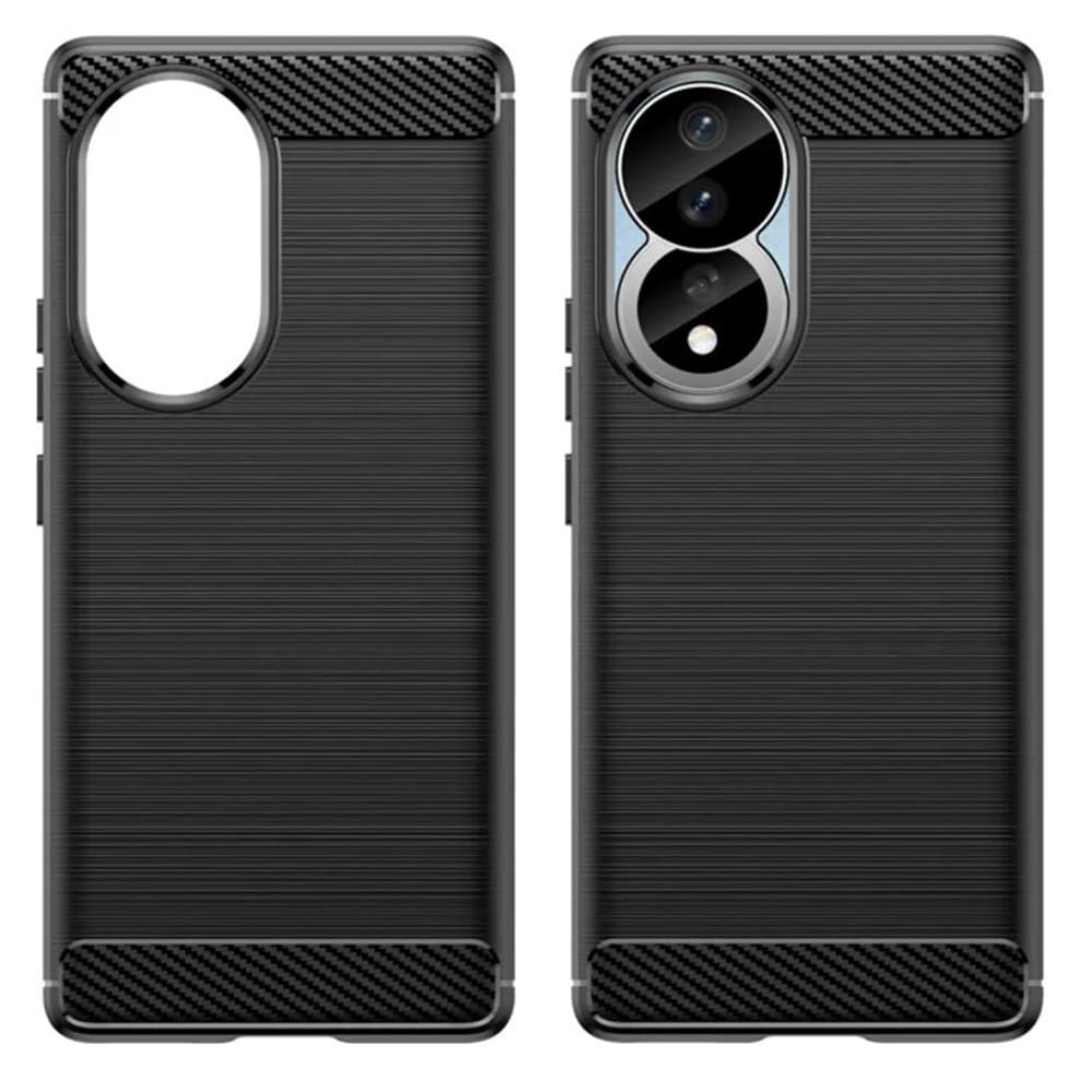 Techsuit Karbon silikon Honor 90 Honor 80 Černé - náhled 2