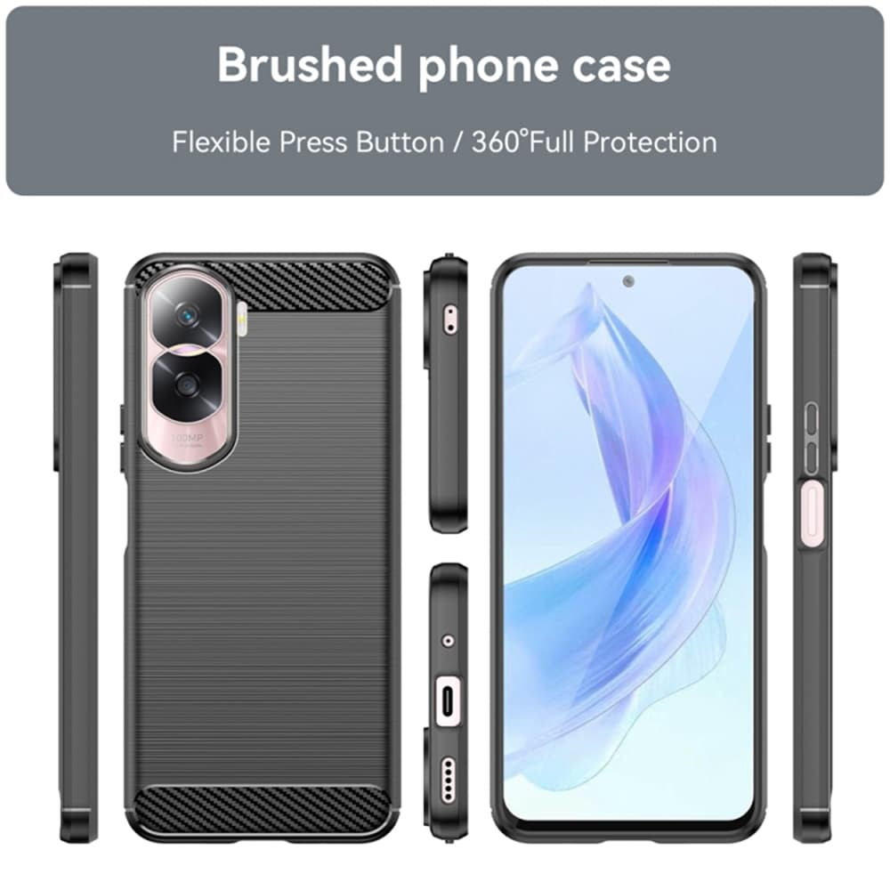 Techsuit Karbon Silikon Honor 90 Lite Černý - náhled 2