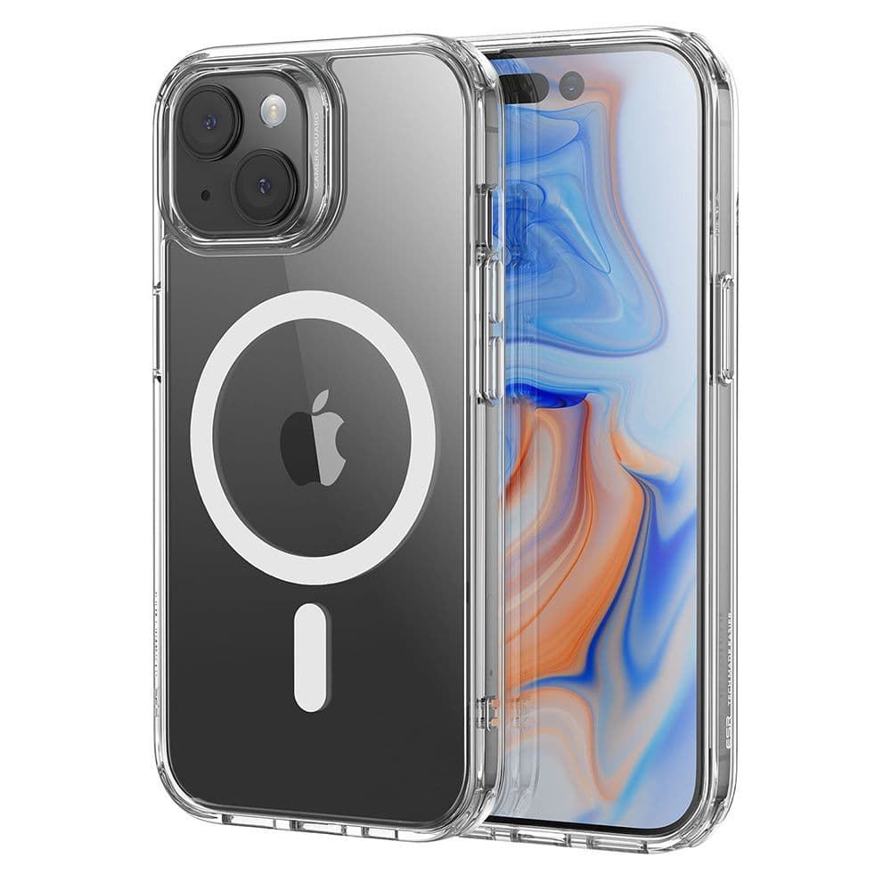 ESR Classic Hybrid HaloLock iPhone 15 Plus Čirý - náhled 2