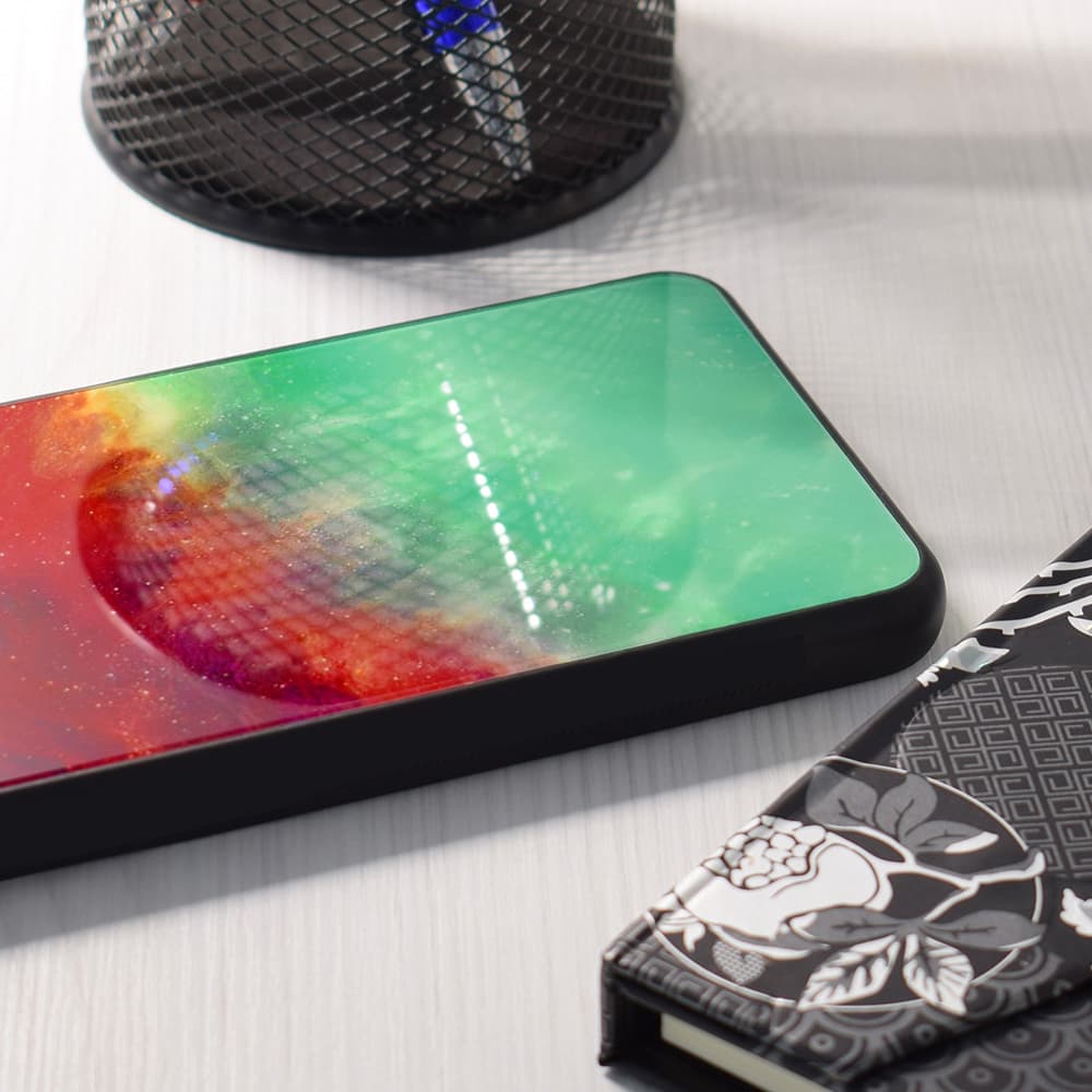 Techsuit Série Glaze iPhone 15 Plus Ohnivý oceán - náhled 2