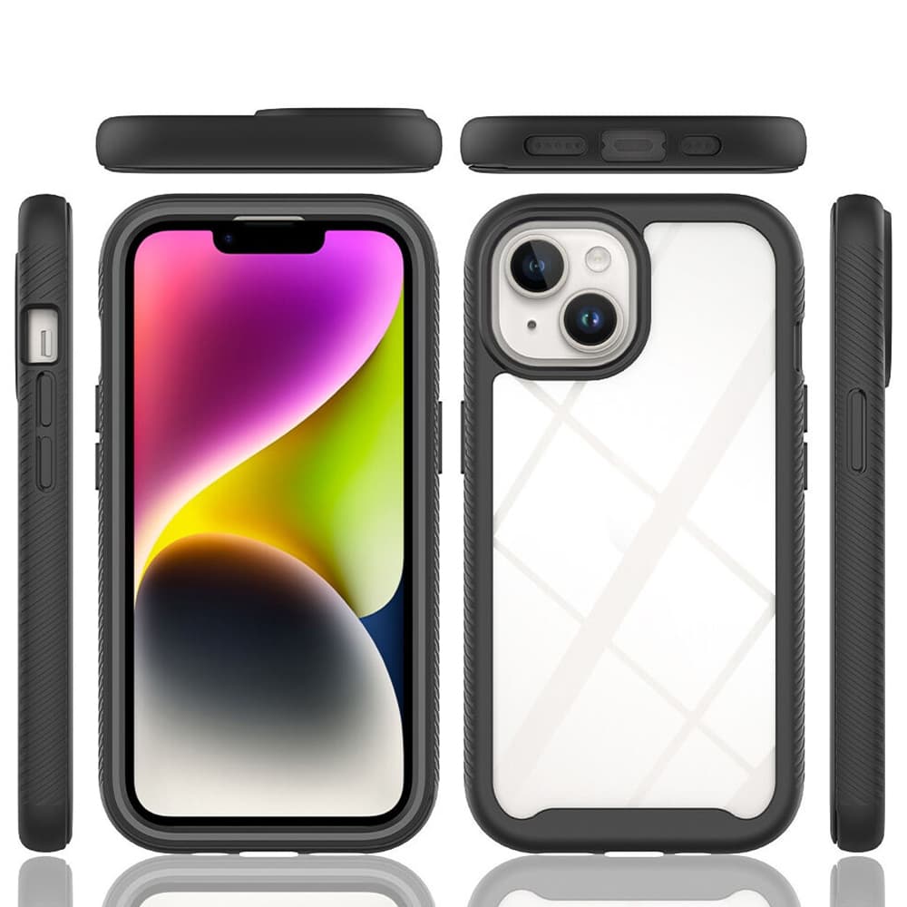 Techsuit Defense360 Pro Ochranné sklo iPhone 15 Plus Černá - náhled 2