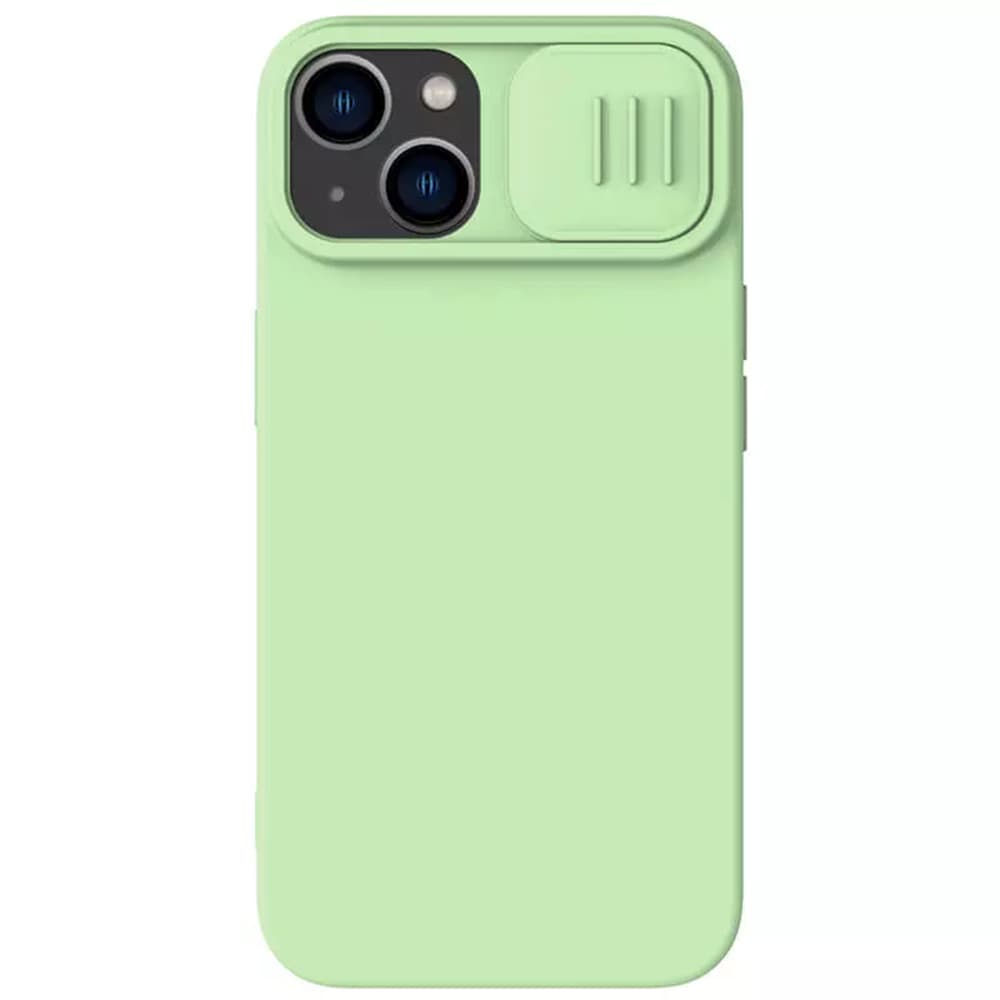 Nillkin CamShield Silikonový MagSafe iPhone 15 Plus Mátově zelená - náhled 2