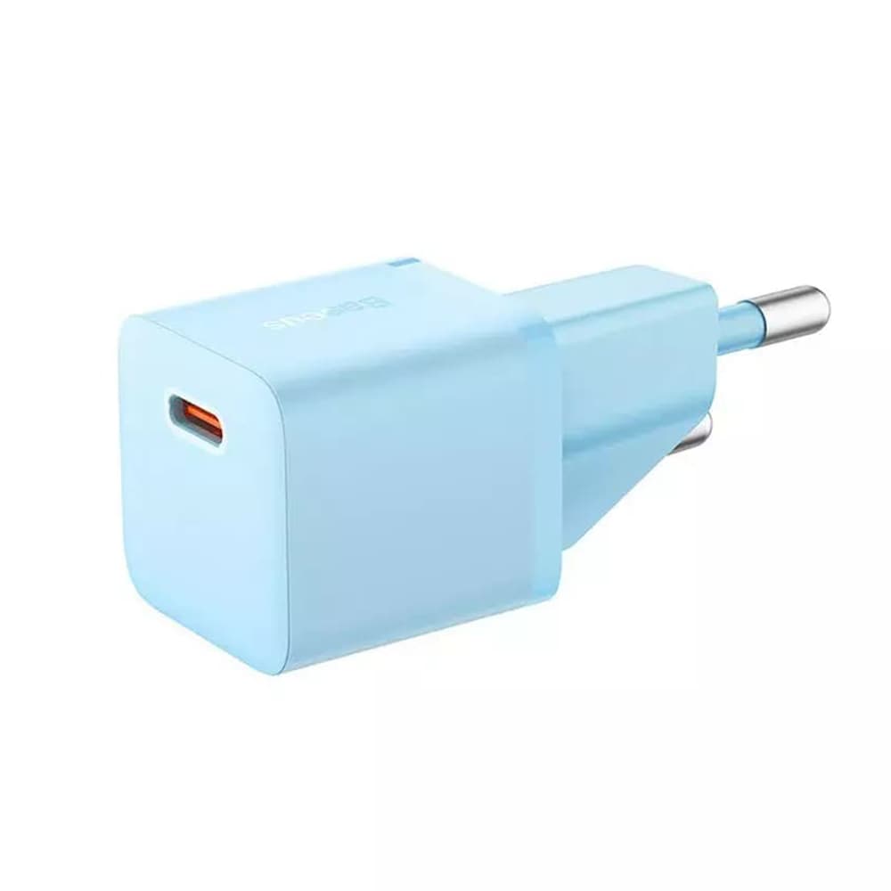 Baseus Nástěnná nabíječka CCGN050103 GaN Rychlonabíjení 20W Modrá - náhled 2