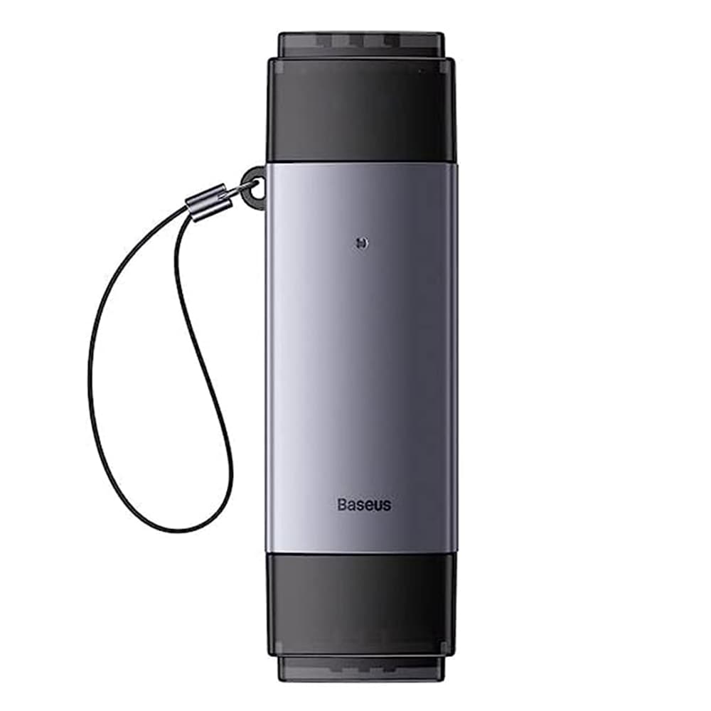 Baseus Čtečka karet Lite Series WKQX060113 USB Type-C 3.0 MicroSD SD šedá - náhled 2