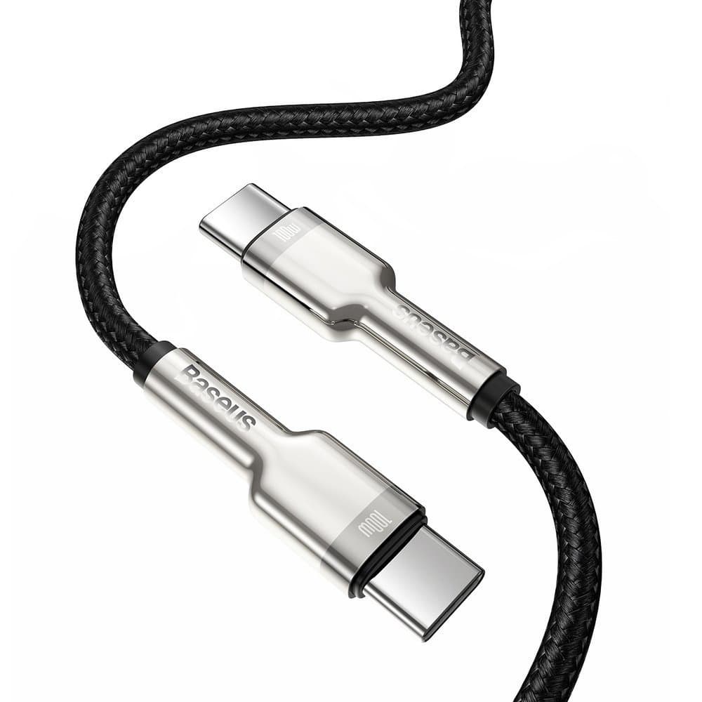 Baseus Cafule CATJK-C01 USB-C na USB-C 100W 1m Černá - náhled 2