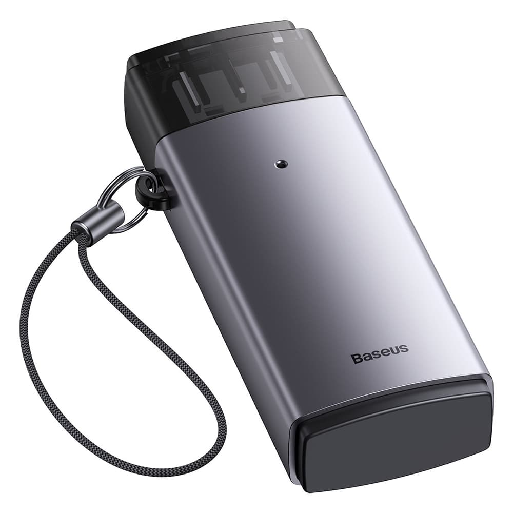 Baseus Čtečka karet Lite Series USB SD TF šedá - náhled 2