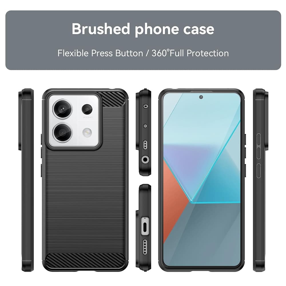 Techsuit Karbon Xiaomi Redmi Note 13 Pro 5G Poco X6 Černý - náhled 2