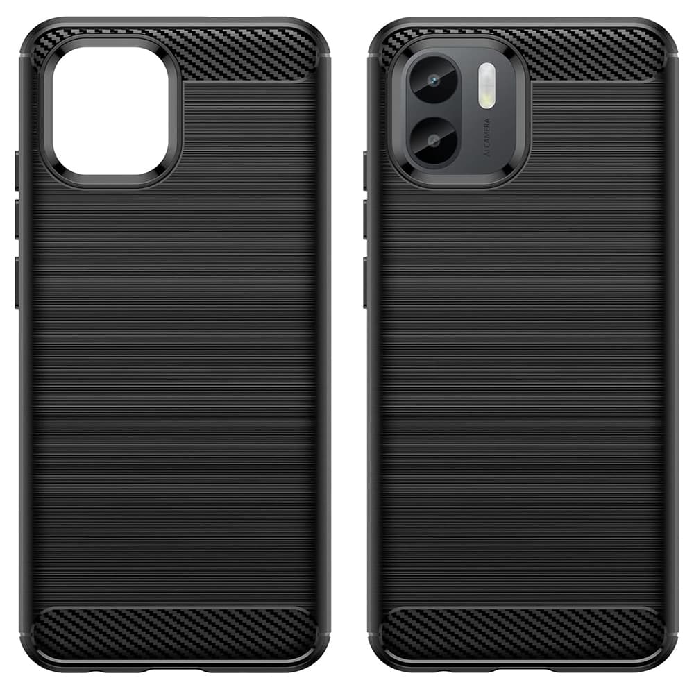 Techsuit karbon silikon Xiaomi Redmi A1 A2 černý - náhled 2