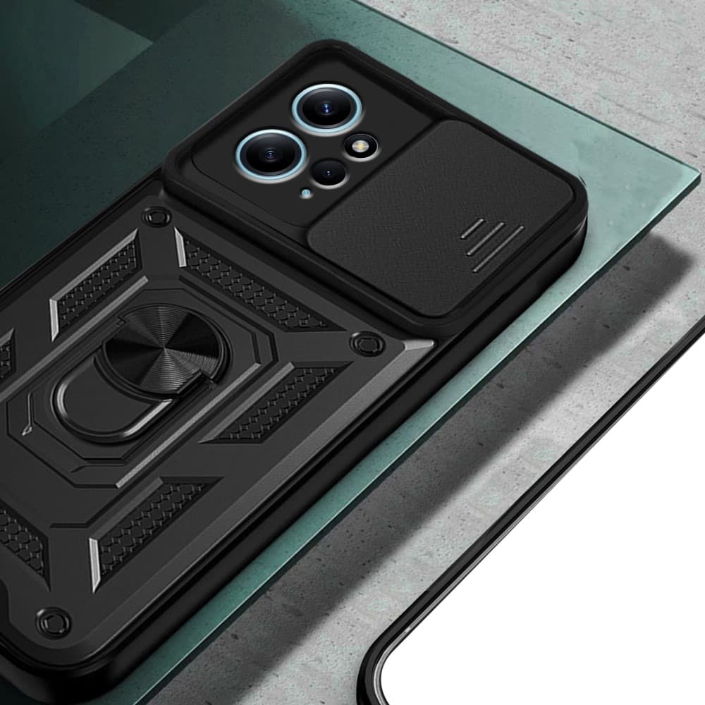Techsuit CamShield řada Xiaomi Redmi Note 12 4G černá - náhled 2