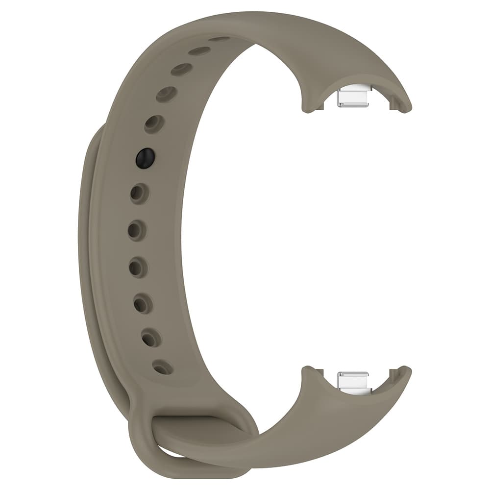 Techsuit - řemínek k hodinkám (W014) - Xiaomi Mi Band 8 / 8 NFC / 9 / 9 NFC / 10 - náhradní šedý - náhled 2