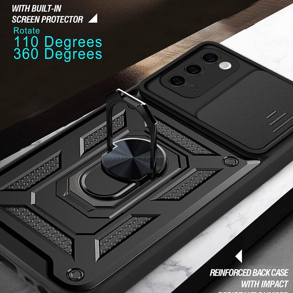 Techsuit CamShield řada Samsung Galaxy S20 4G S20 5G černá - náhled 2