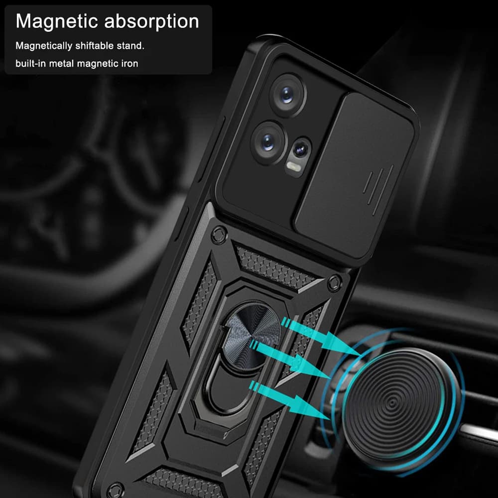 Techsuit CamShield Series pro Motorola Edge 30 Fusion Černá - náhled 2