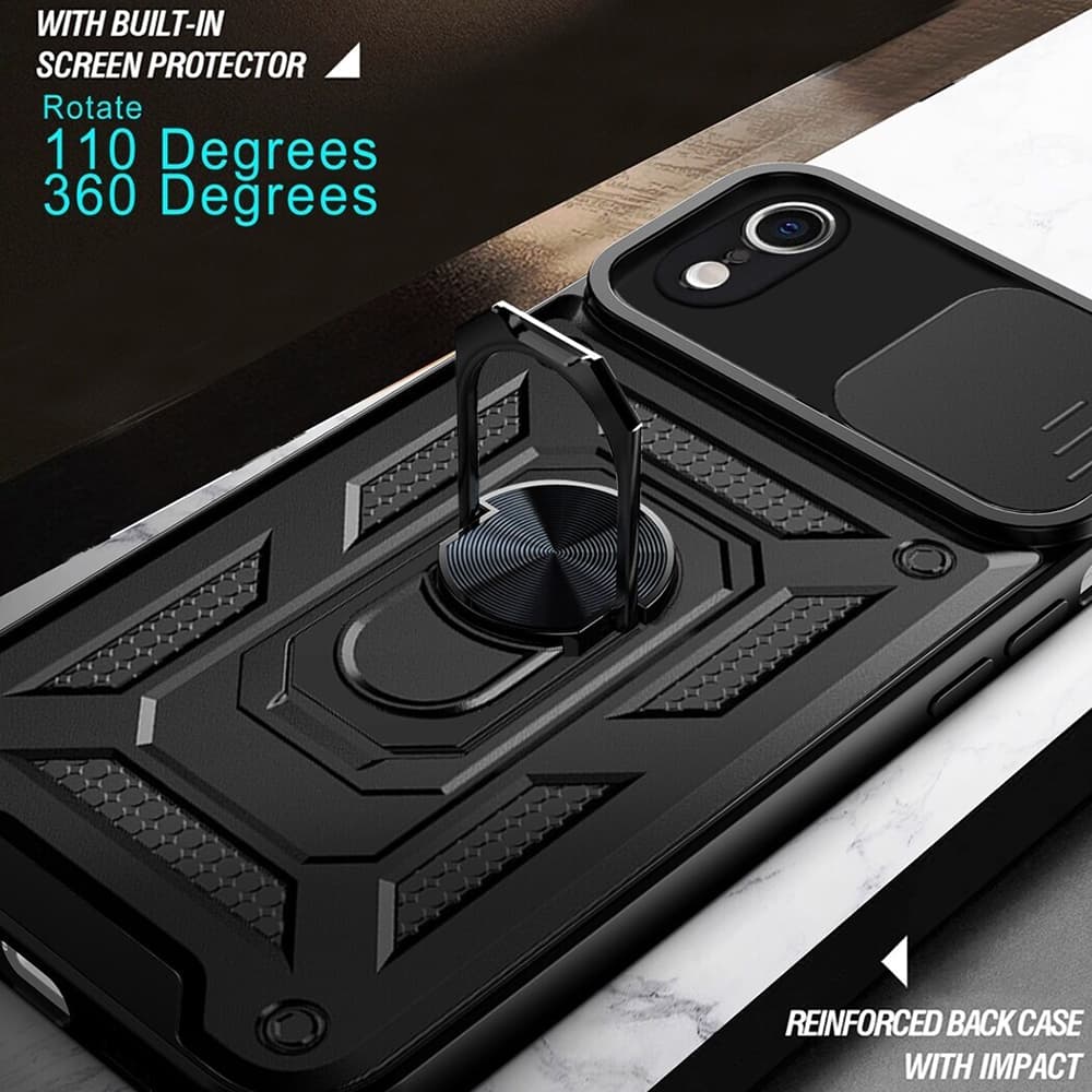 Techsuit CamShield řada iPhone XR černá - náhled 2